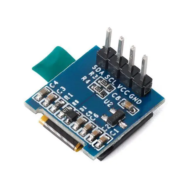 Alt view image 3 of 5 - 2pcs 0.49" OLED Display Module, IIC I2C 64x32 SSD1306 White Screen, for DIY Projects