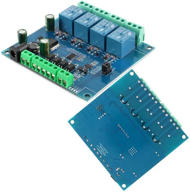 Main image of Modbus RTU 4 Channel Relay Module with RS485/TTL UART, 1 Input 1 Output, 7-24V Anti-Reverse Protection for Industrial Home Automation