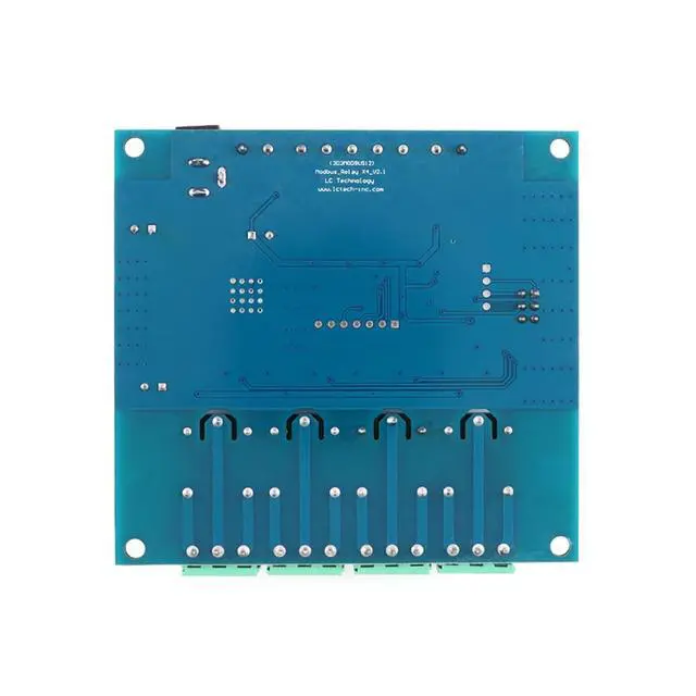Alt view image 5 of 6 - Modbus RTU 4 Channel Relay Module with RS485/TTL UART, 1 Input 1 Output, 7-24V Anti-Reverse Protection for Industrial Home Automation