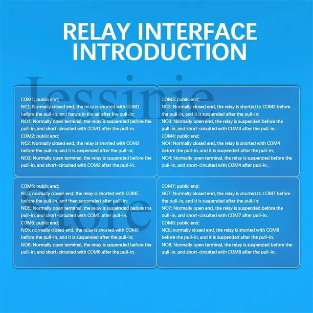 Alt view image 3 of 5 - LCUS-8 USB Relay Module 8 Channel with Overcurrent Protection for Home Automation, Serial Control, Intelligent USB Switch