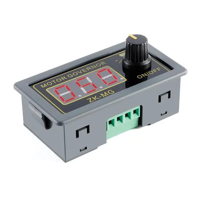 Main image of ZK-MG PWM Motor Speed Controller LED Digital Display Adjustable Signal Generator Driver Module 5V 12V 24V DC Motor Governor High Precision Speed Regulator with Shell