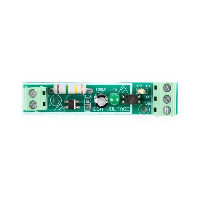 Alt view image 4 of 6 - 3Pcs 1Channel AC Optocoupler Module 220V Voltage Detect Optocoupler Isolation Microcontroller TTL Level 3V-5V