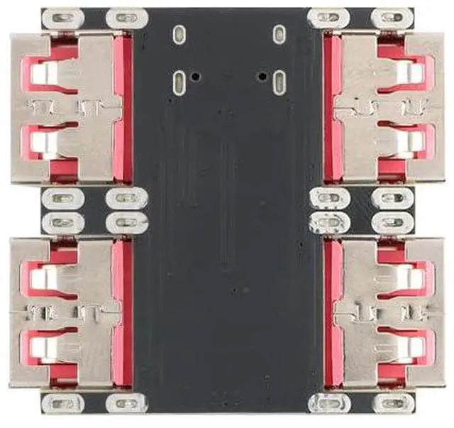 Alt view image 5 of 5 - 3pcs XL334P4 Type-C USB2.0 Multi-Port Hub Module with 4-Port Docking Station Board