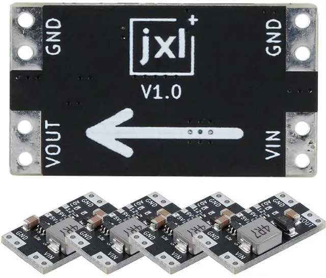 Main image of 5pcs XL3608 5V 2A DC-DC Boost Module Compact Power Supply with 2.5V-11.5V Input