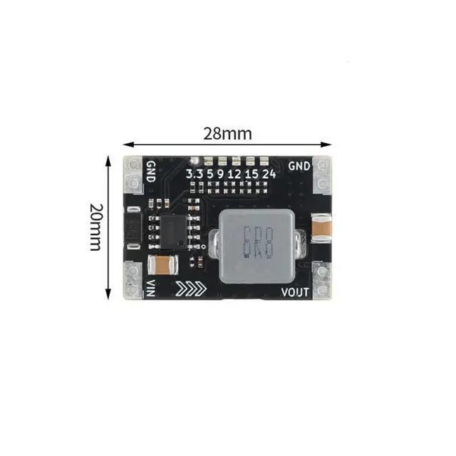 Alt view image 2 of 6 - 5 Pack DC-DC Buck Step Down Converter Board Power Module 5A DC 5-30V to Output DC 3.3V Synchronous