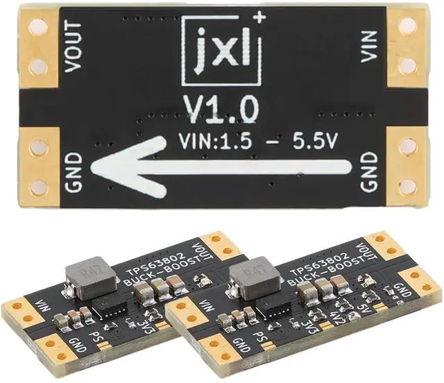 Main image of 3pcs XL63802-5V Li Battery/USB Auto Boost Power Module Microcontroller Power Supply Low Ripple TPS63802 Solution