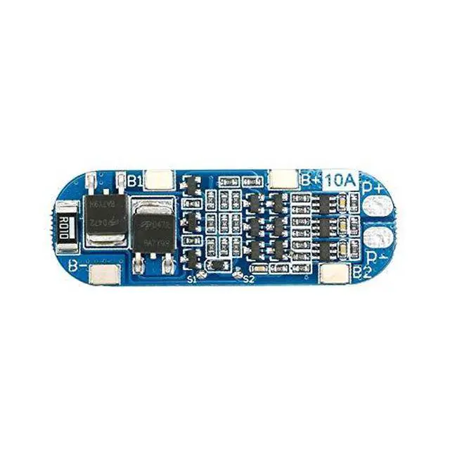 Alt view image 4 of 5 - 6Pcs 3S 10A Lithium Battery Protection Board 3S 11.1V 12V 12.6V 10A BMS Protection PCB Board for Li-ion Lithium Battery Cell