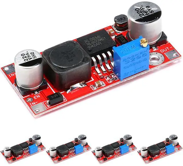 Main image of 5PCS XL6009 Boost Buck DC-DC 15W Booster Modules Adjustable Step Up Down Converter Module Solar Voltage