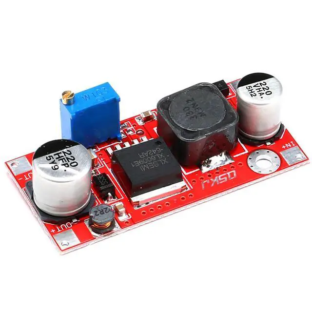 Alt view image 3 of 5 - 5PCS XL6009 Boost Buck DC-DC 15W Booster Modules Adjustable Step Up Down Converter Module Solar Voltage
