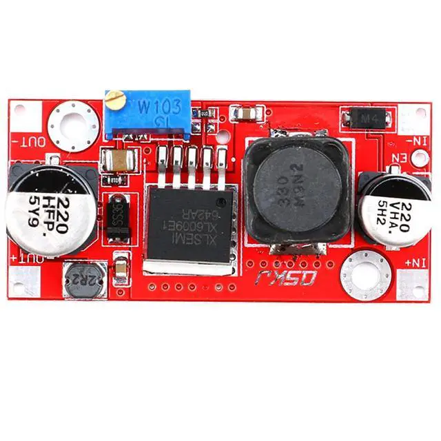 Alt view image 4 of 5 - 5PCS XL6009 Boost Buck DC-DC 15W Booster Modules Adjustable Step Up Down Converter Module Solar Voltage