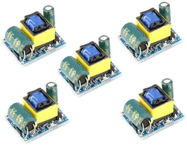Main image of 5Pcs 12V 300mA Power Supply Module 3.5W AC-DC Isolation Switch Power Module 220V to 12V Buck Converter Board Module
