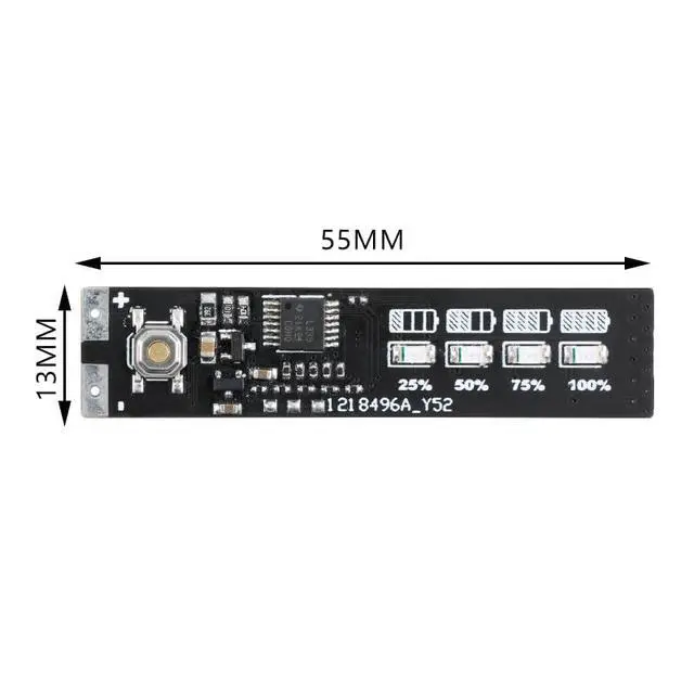 Alt view image 2 of 5 - 3pcs 1-4 Series 3.7V li Battery Power Indication Display Module Detection Board