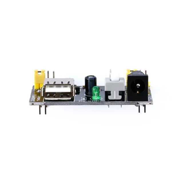Alt view image 5 of 6 - 5 Pack 3.3V 5V Power Supply Module for MB102 102 Prototype Breadboard DC 6.5-12V USB Module