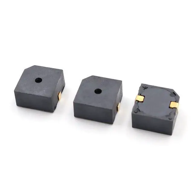 Alt view image 2 of 5 - 10pcs 9650 5V Surface Mount Electromagnetic Buzzer 9.6x9.6x5mm High Temp Resistant