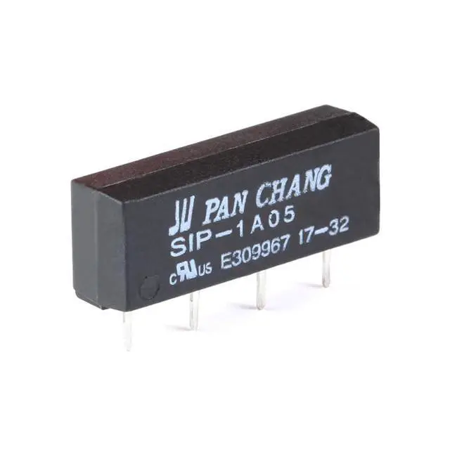 Alt view image 2 of 5 - 5PCS SIP-1A05 Reed Switch Relay 5V SIP-1A05 Reed Relay Switch 4 Pins DC Resistance 450~550ohm Normally Open 1A Relay Module