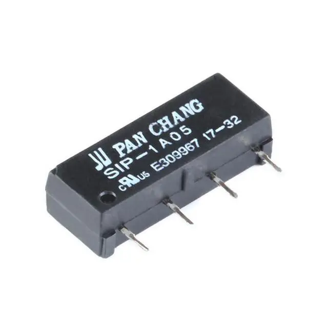 Alt view image 3 of 5 - 5PCS SIP-1A05 Reed Switch Relay 5V SIP-1A05 Reed Relay Switch 4 Pins DC Resistance 450~550ohm Normally Open 1A Relay Module