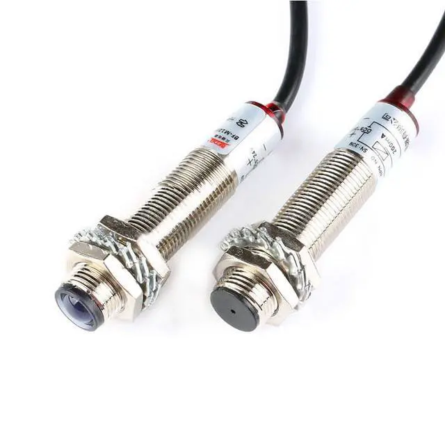Alt view image 2 of 5 - M12 Laser Collimator Photoelectric Switch M12JG-30N1 Laser Sensor Switch Semi Waterproof DC 20 Meters Distance Normally Open B-NPN-O Red Light