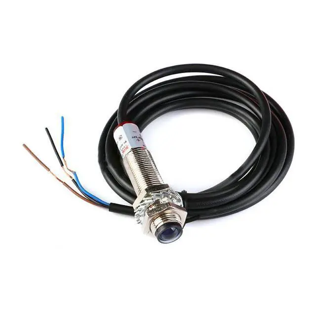 Alt view image 4 of 5 - M12 Laser Collimator Photoelectric Switch M12JG-30N1 Laser Sensor Switch Semi Waterproof DC 20 Meters Distance Normally Open B-NPN-O Red Light