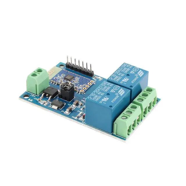 Alt view image 2 of 5 - 12V Dual Way Bluetooth Relay Module 12V 10A Wireless Smart Relay Module IoT Smart Home Phone APP Remote Control Switch