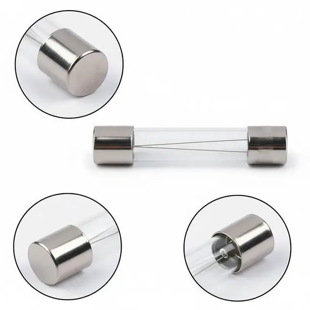 Alt view image 4 of 5 - 100pcs 5x20mm 0.1A 250V Volt Fast-Blow Glass Fuse 0.2x0.78 Inch F0.1AL250V Glass Fuse