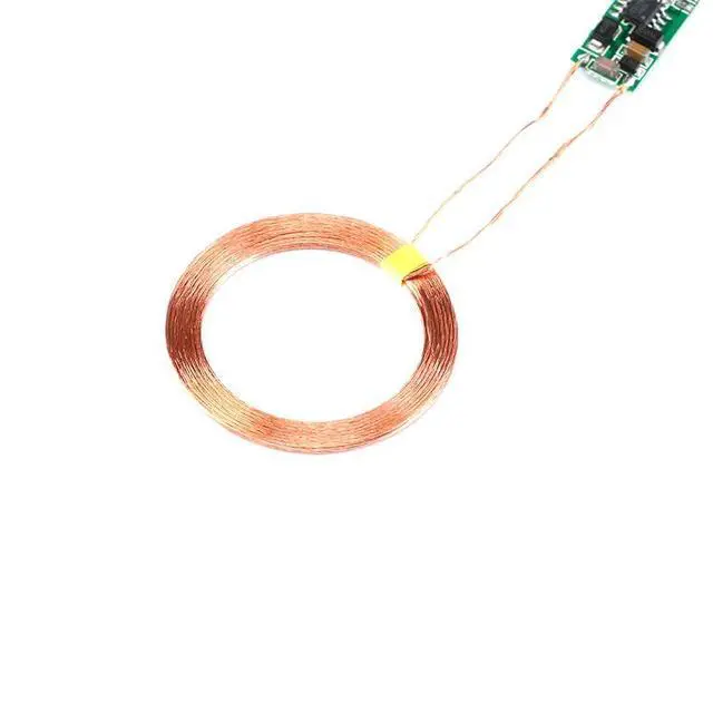 Alt view image 3 of 7 - 5V1A Wireless Power Transfer Module Wireless Charging Transmitter Receiver Inductive Coil Circuit Board Module Fun DIY Kit