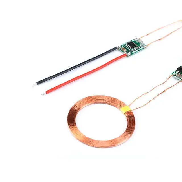 Alt view image 7 of 7 - 5V1A Wireless Power Transfer Module Wireless Charging Transmitter Receiver Inductive Coil Circuit Board Module Fun DIY Kit
