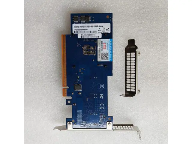 Alt view image 2 of 7 - PLX8848 PCIe 4.0 x16 to Four 4 Ports SlimSAS SFF-8654 8i Switch Adapter Support 8*NVMe PEX88048 Applicable to Windows Server/Windows/linux/VMwareESX/ESXi/FreeBSD14/Ubuntu System