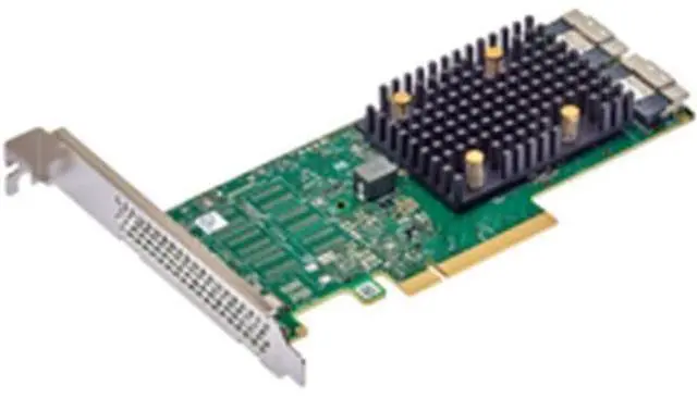 Main image of Broadcom 9500-16i 12Gb/s Tri-Mode SAS/NVMe HBA, PCIe 4.0, Up to 1024 SAS/SATA or 32 NVMe Devices, Windows, macOS, Linux Compatible