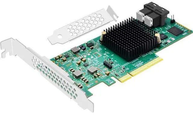 Main image of PCIe 3.0 to Dual 8 Port SAS3 SATA Expansion Card 12Gbps SFF 8643 Controller Card, Support SSD HDD for High-Speed Storage