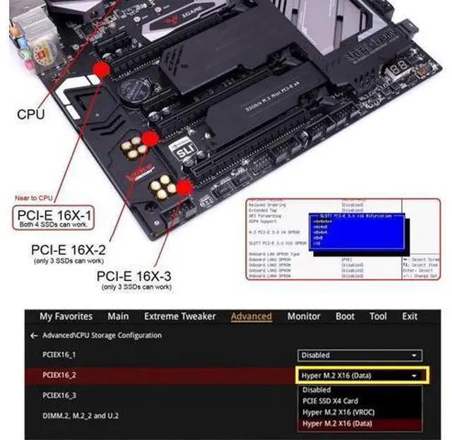 Alt view image 4 of 7 - External MCIO 8i Mini Cool Edge IO SFF-TA-1016 to PCIE5.0 PCI-Express 8X VROC Adapter for Mainboard SSD Graphics Card
