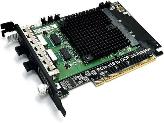 Alt view image 7 of 7 - ADT-R37P PCIe 5.0 x16 to Gen-Z 4C+/SFF-TA-1002 Adapter Card High Performance External PCIe x16 Bifurcation Expansion Support OCP NIC 3.0