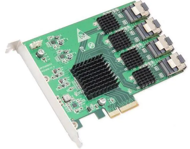 Main image of IO Crest 16 Port SAS PCIe 2.0 X4 Controller Card Components Other SI-PEX40097