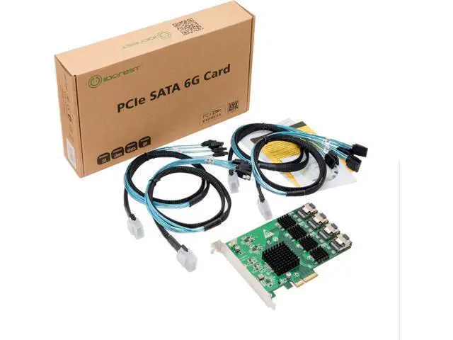 Alt view image 4 of 7 - IO Crest 16 Port SAS PCIe 2.0 X4 Controller Card Components Other SI-PEX40097