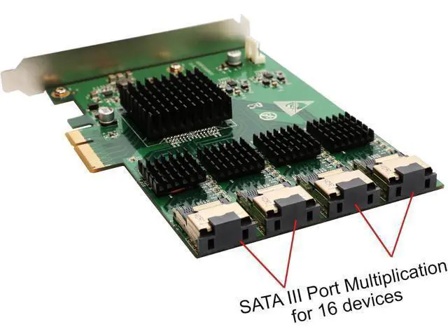 Alt view image 5 of 7 - IO Crest 16 Port SAS PCIe 2.0 X4 Controller Card Components Other SI-PEX40097