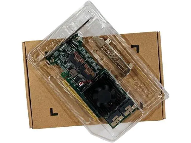 Alt view image 3 of 6 - PCIe3.0 X16 to 4Port SFF-8654 8i Adapter, for GPU & NVMe SSD, PEX8749 PLX8749 Controller with Bifurcation Function, Applicable to Windows Server/Windows/linux/VMwareESX/ESXi/FreeBSD14/Ubuntu System