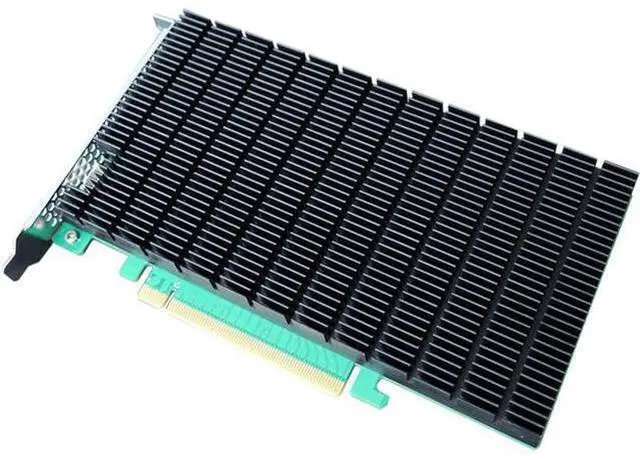 Alt view image 5 of 6 - HigH-Point 4-Port M.2 SSD7104 PCIe Gen3 NVMe RAID Controller for Windows, Mac & Linux Systems.