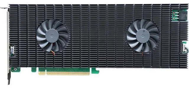 Main image of HigH-Point 8-Port M.2 SSD7140A PCIe Gen3 NVMe RAID Controller for Windows, Mac & Linux Systems.