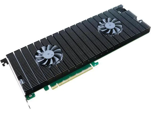 Alt view image 4 of 6 - HigH-Point 8-Port M.2 SSD7140A PCIe Gen3 NVMe RAID Controller for Windows, Mac & Linux Systems.