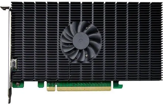 Main image of HigH-Point 4-Port M.2 SSD7105 PCIe Gen3 Bootable NVMe RAID Controller for Windows & Linux Systems.