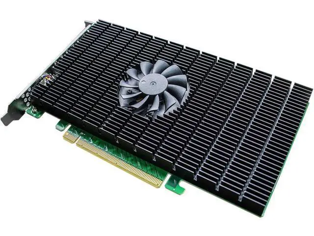 Alt view image 5 of 6 - HigH-Point 4-Port M.2 SSD7105 PCIe Gen3 Bootable NVMe RAID Controller for Windows & Linux Systems.