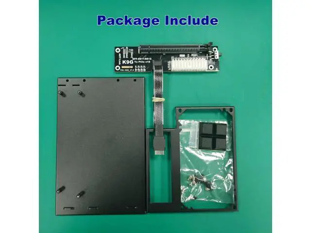 Alt view image 5 of 5 - ADT-Link PCIe 5.0/4.0 Oculink SFF-8611 to PCI Express x16 eGPU Adapter for GPD Win Max2 External Graphics Card (K993G-BK7-50cm)