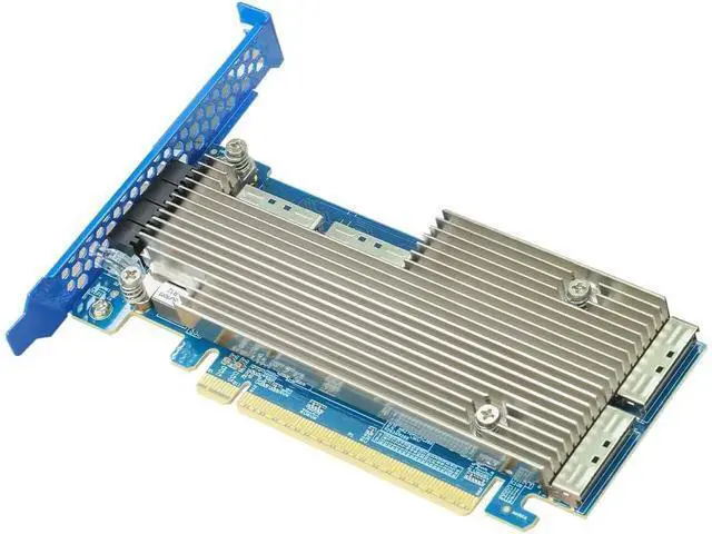 Alt view image 4 of 4 - HigH-Point Technologies, Inc. Rocket 1628A PCIe Gen5 x16 to 4-MCIOx8 NVMe Switch Adapter