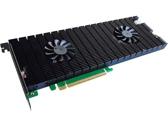 Alt view image 2 of 4 - HigH-Point 8-Port M.2 Rocket 1108 PCIe Gen3 NVMe HBA for Windows, Mac, Linux and, VMWare Systems.