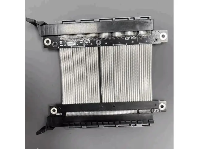 Alt view image 3 of 4 - PCIe 4.0 x16 to x16 Male to Male/Female to Female Extension Cable for PCIe x16 Board to Board Jumpers Silver-Plated Wire Low Impedance Gen4 (K33FF(Tx to Tx/Rx to Rx), 15cm)