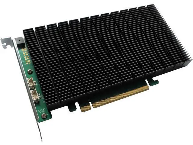 Alt view image 2 of 4 - HigH-Point 4-Port M.2 Rocket 1104 PCIe Gen3 NVMe HBA for Windows, Mac, Linux and, VMWare Systems.