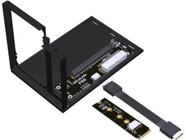 Main image of PCIe 4.0 M.2 NVMe to Oculink(SFF-8611/SFF-8612) to PCI Express x16 eGPU Adapter for GPD Win Max2 External Graphics Card & SSD (F9G-BK7-K9934A-F4C-30cm)