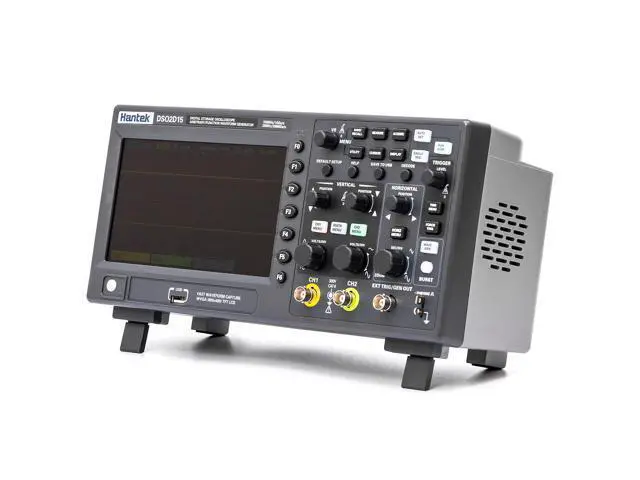 Alt view image 4 of 7 - Hantek DSO2D15 Digital Storage Lab Oscilloscopes150MHz Bandwidth 2CH Dual Channel 1GSa/s 8M Memory Depth with 1CH Waveform Generator with High Voltage Probe
