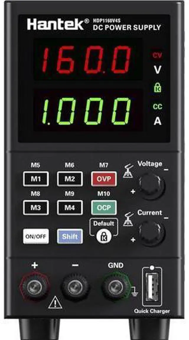 Main image of Hantek HDP1160V4S Programmable DC Power Supply 160V 4A 10mV/1mA 4-Digits Display Input 230V/115V Storage Functions up to 10 Groups