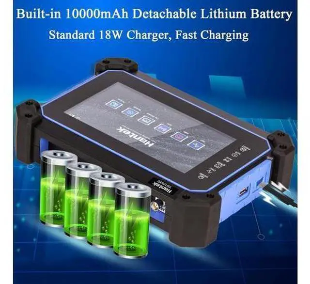 Alt view image 3 of 6 - Hantek Oscilloscope, 250MHz Bandwidth with Dual Channel Tablet Oscilloscope, with Digital Multimeter Test Arbitray Waveform Generator, Hantek TO1252D with 7 inch LCD