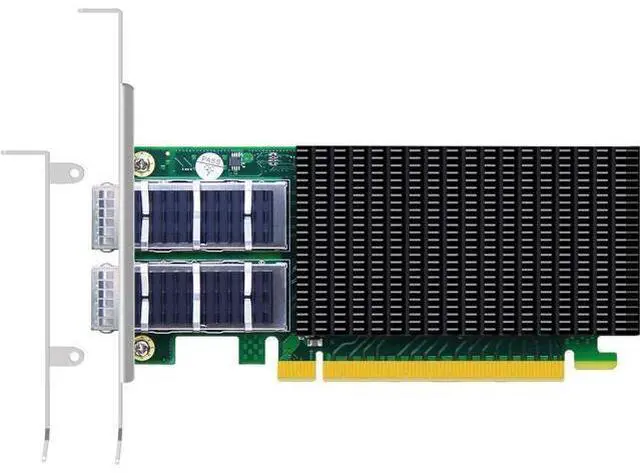 Main image of GLOTRENDS ST7338 Dual Port 100GbE QSFP28 PCIe 3.0 x16 Network Adapter Card, Mellanox ConnectX-5, RDMA (RoCE), for Cloud H-PC Storage